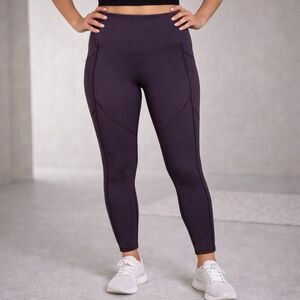 Lululemon Leggings Women Size 6 Purple High Rise Athletic Yoga Workout Pants